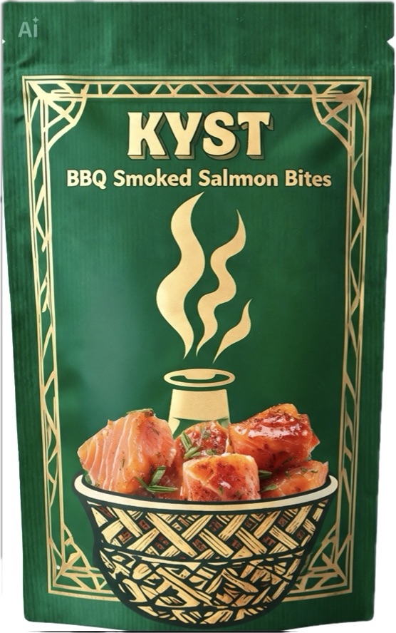 KYST BBQ Smoked Salmon Bites pouch